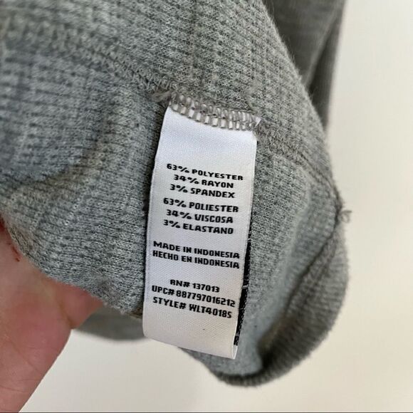 Wildfox Haley Ribbed Soft Long Sleeve Grey Small - Picture 6 of 10